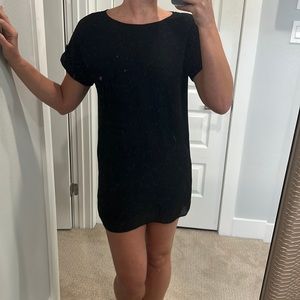 Naked zebra black medium sheer dress.  Worn once.